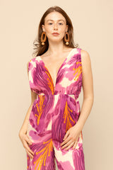 Cora Plunge Jumpsuit