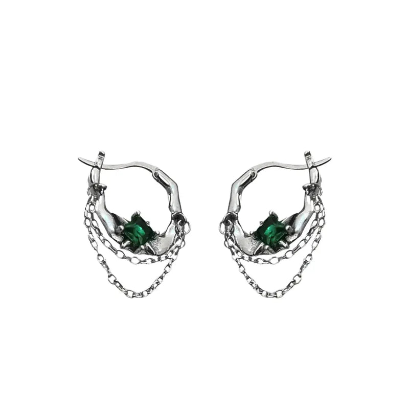 Chain Hoop Earrings