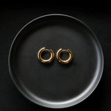 Classic Chunky Hoops - Gold