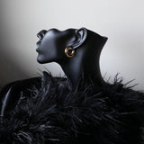 Classic Chunky Hoops - Gold