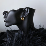 Classic Chunky Hoops - Gold