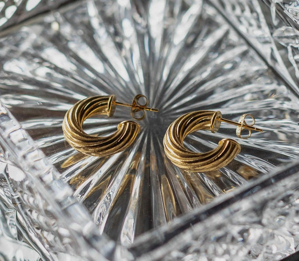 Croissant Hoop Earrings