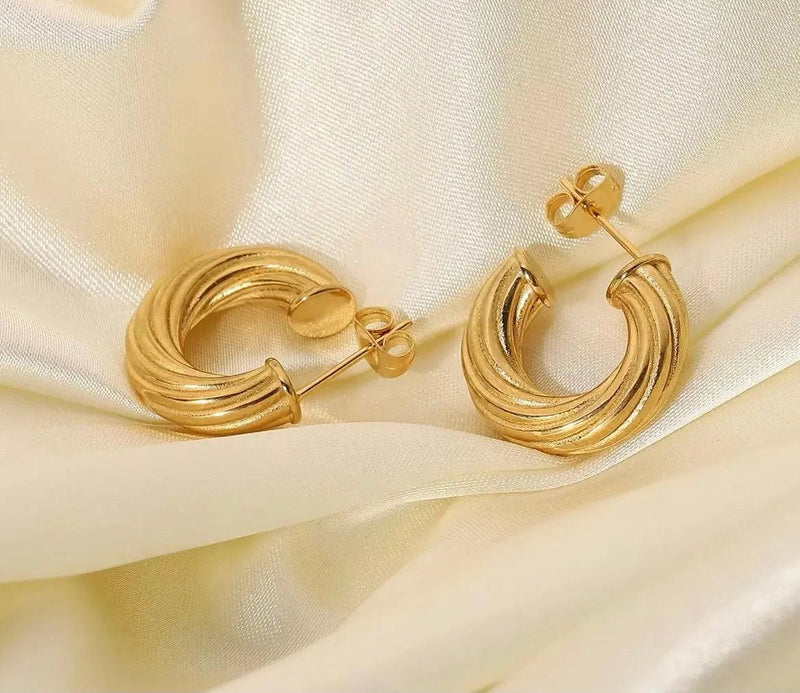 Croissant Hoop Earrings