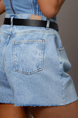 Medium Wash Denim Jourdan Shorts