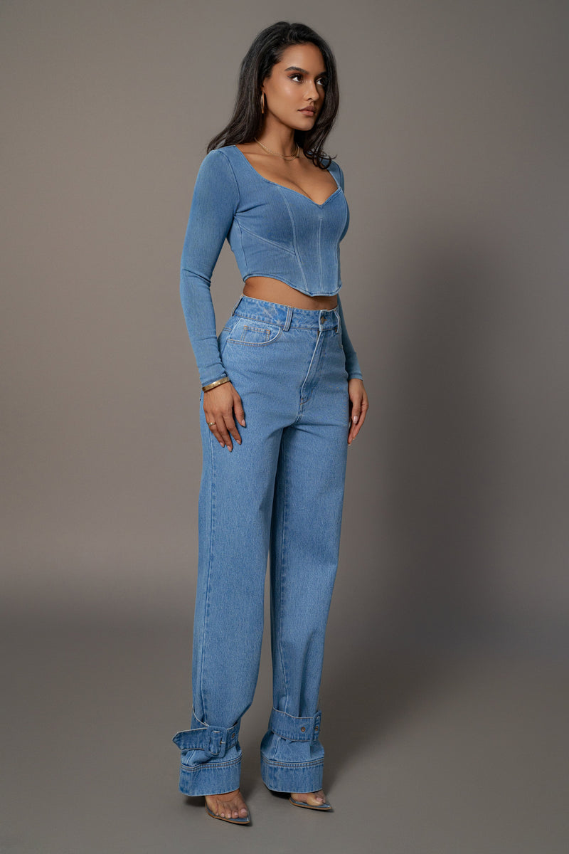 Medium Wash Sissel Denim Jeans