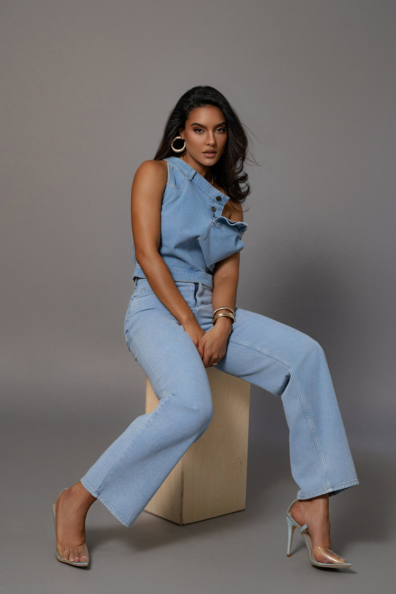 Medium Wash Denim Aline Jeans