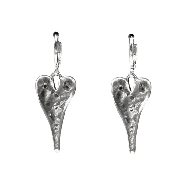Dramatic Hearts Huggie Hoop Earrings