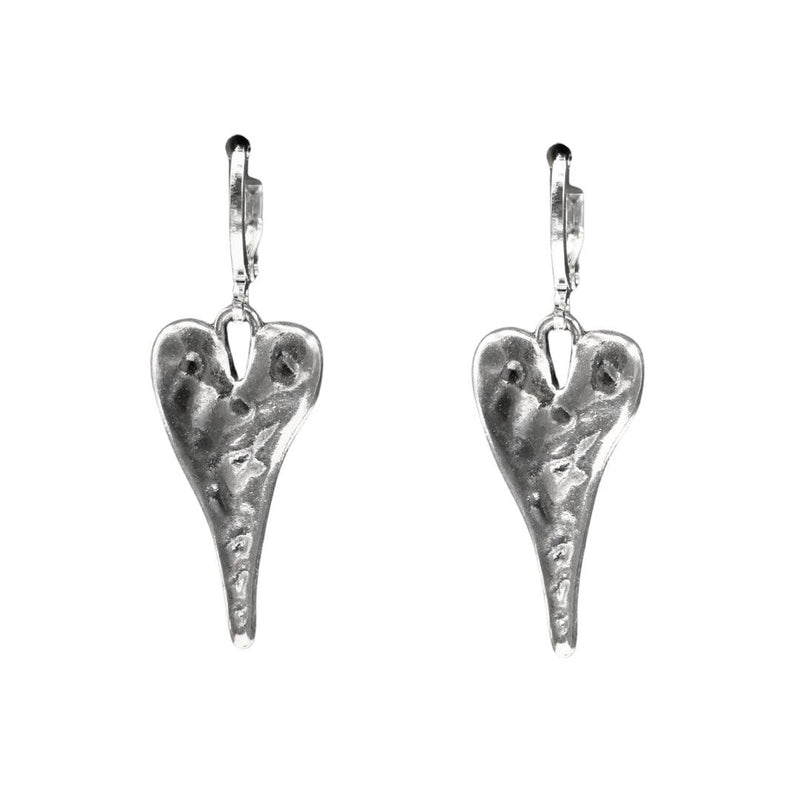 Dramatic Hearts Huggie Hoop Earrings