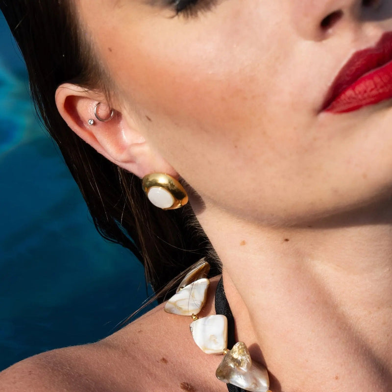 Dorian Pearl Stud Earrings