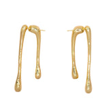 Drippy Earrings- Gold