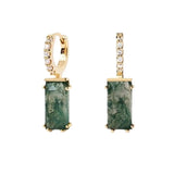 Gemstone Hoops