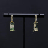 Gemstone Hoops