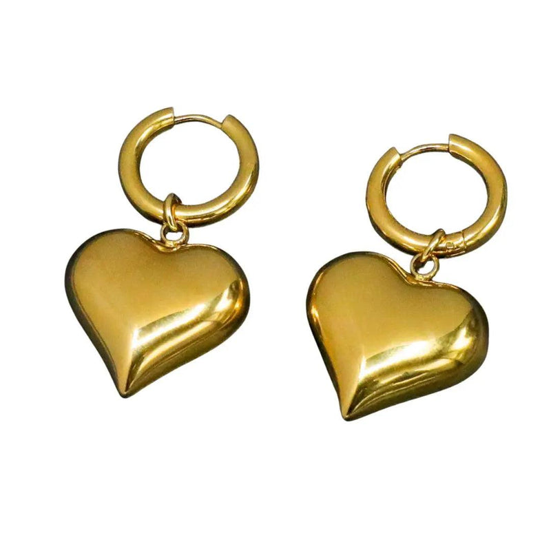 Haze Hearts Hoop Earrings