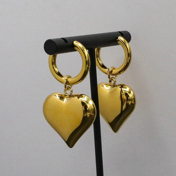 Haze Hearts Hoop Earrings