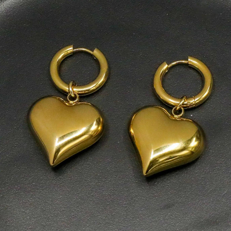Haze Hearts Hoop Earrings