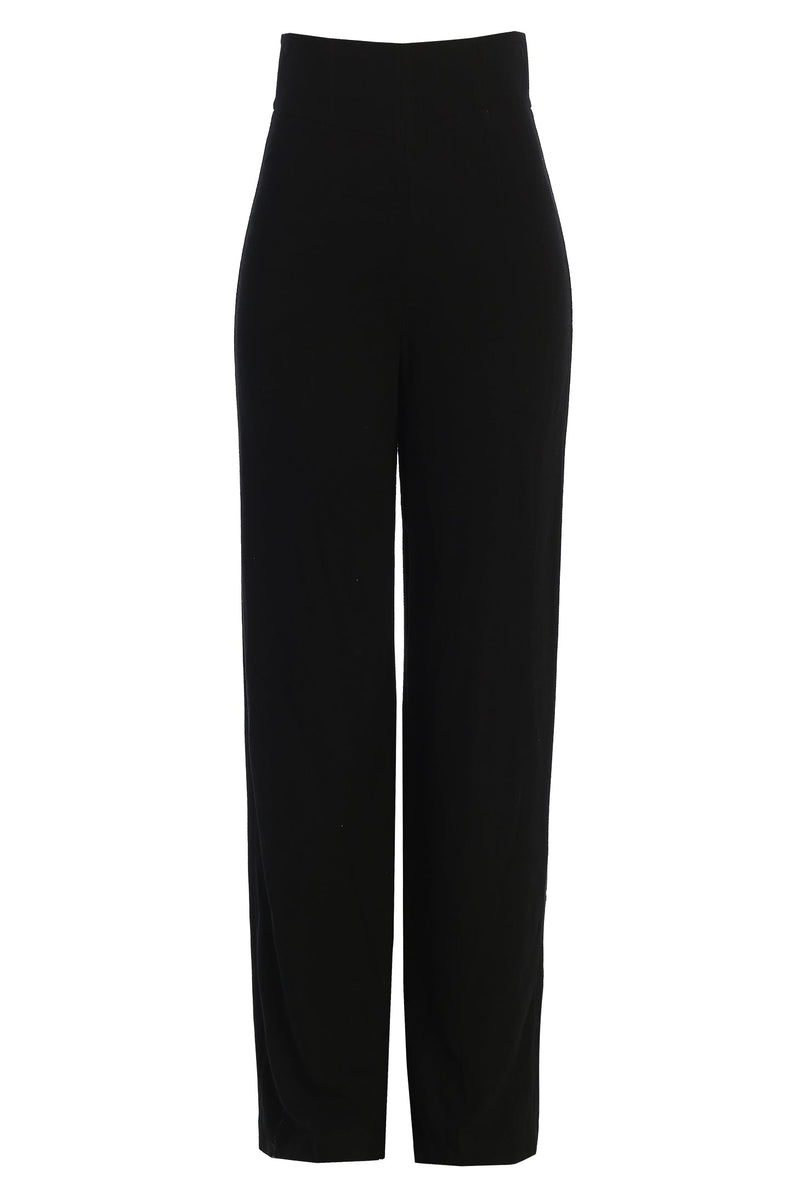 Black Explorer Linen Pants