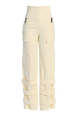 Buttercream Nyah Nylon Utility Pants