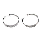 Intuition Hoop Earrings- Silver