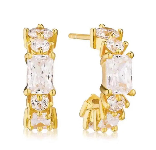 Maisey Crystal Hoops