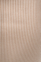 Taupe/White Over The Top Skirt