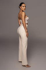 Ivory  Arlette Trousers