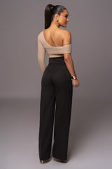 Black Novena Woven Pants