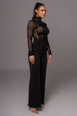 Black Novena Woven Pants