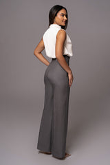 Grey Novena Woven Pants