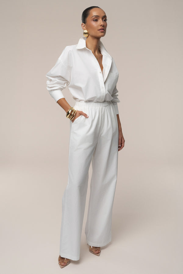 Ivory Leon Poplin Pant