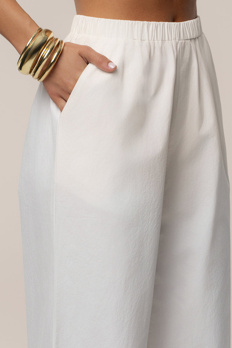 Ivory Leon Poplin Pant