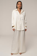 Ivory Sunny Day Drawstring Pants