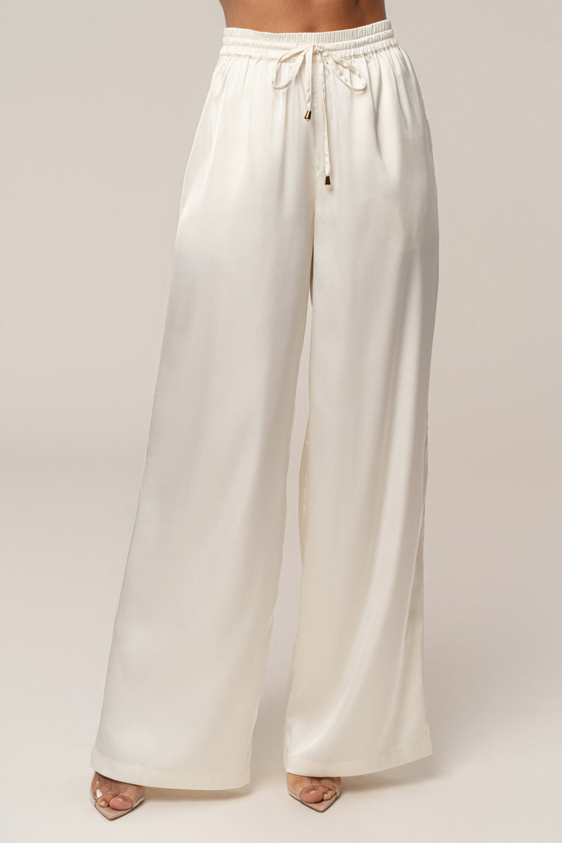 Ivory Sunny Day Drawstring Pants