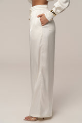 Ivory Sunny Day Drawstring Pants