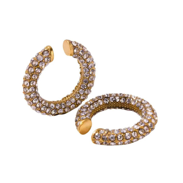 Pave Ear Cuff Set