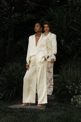 Ivory Sunny Day Drawstring Pants