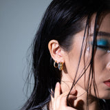 Sailor Crystal Cuff Hoops