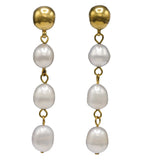 Tres Pearl Earrings