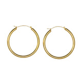 Victory Hoop Earrings- Gold