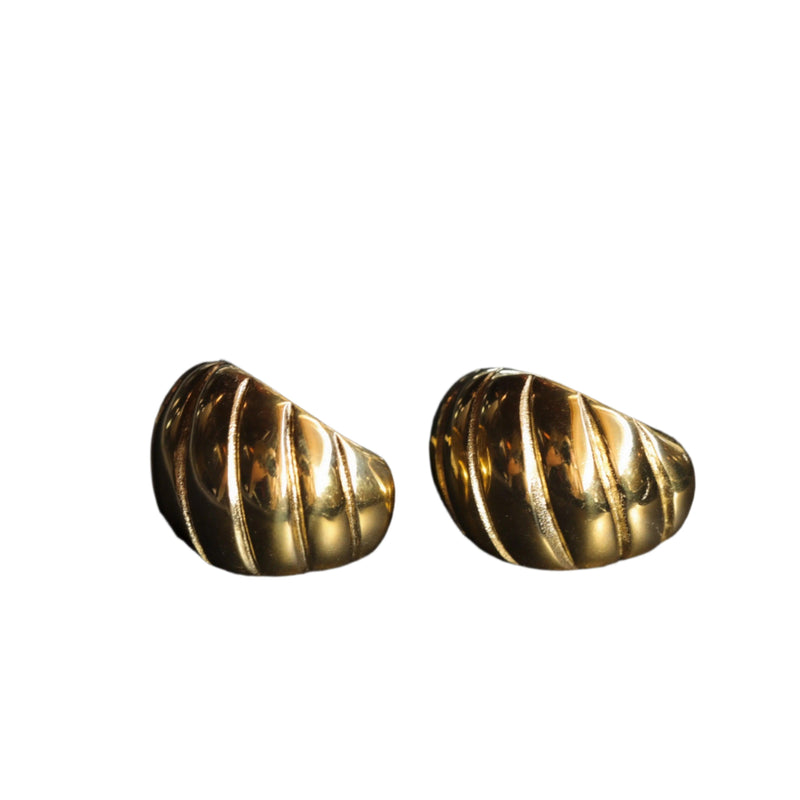 XL Croissant Hoops