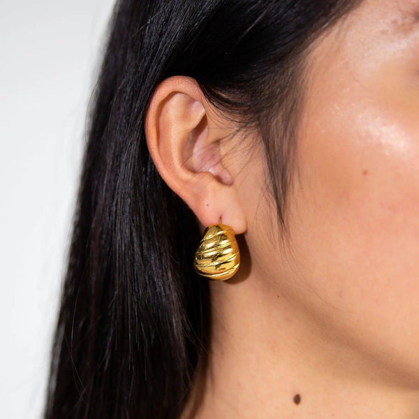 XL Croissant Hoops