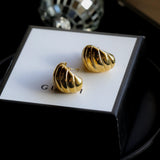 XL Croissant Hoops